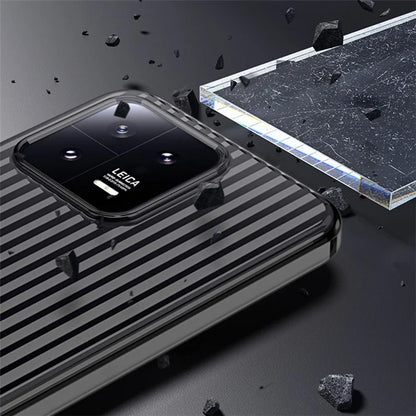 For Xiaomi 13 Pro 5G Case Corrugated Texture Hard PC Phone Cover