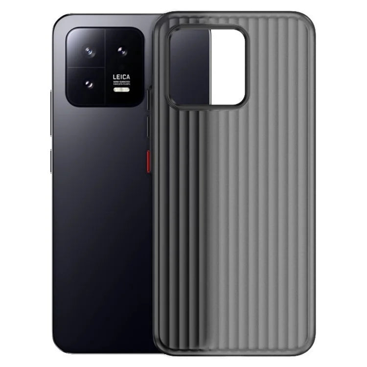 For Xiaomi 13 Case Corrugated Texture Drop Proof Hard PC Phone Cover