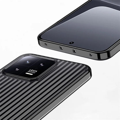 For Xiaomi 13 Case Corrugated Texture Drop Proof Hard PC Phone Cover
