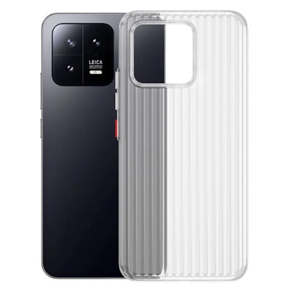 For Xiaomi 13 Case Corrugated Texture Drop Proof Hard PC Phone Cover