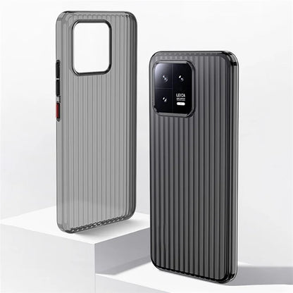 For Xiaomi 13 Case Corrugated Texture Drop Proof Hard PC Phone Cover