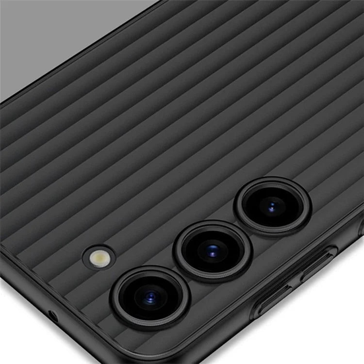 For Samsung Galaxy S23 Case Corrugated Texture Anti-scratch Hard PC Phone Cover