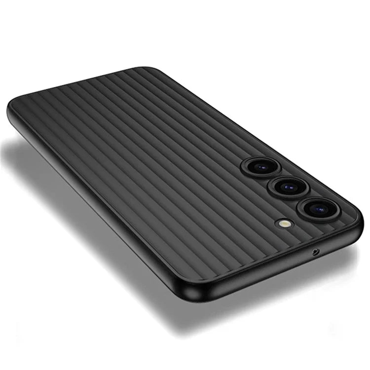 For Samsung Galaxy S23+ Case Corrugated Texture PC Phone Cover Back Shell