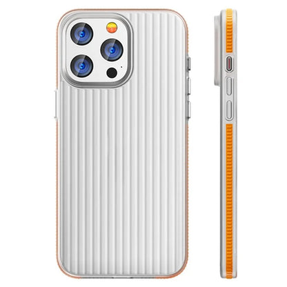 For iPhone 14 Pro Max Case Corrugated Texture Skin-touch Matte PC Phone Cover