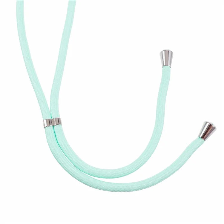 AW Series for iPhone 13 Pro TPU Phone Shell Case Sparkle Epoxy Phone Cover with Lanyard