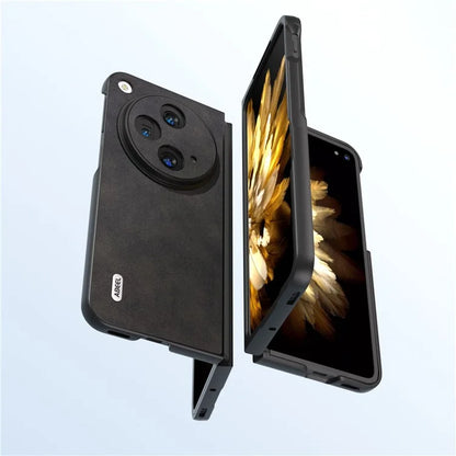 ABEEL For Oppo Find N3 5G / OnePlus Open Case Cowhide Texture Protective Shell Phone Cover