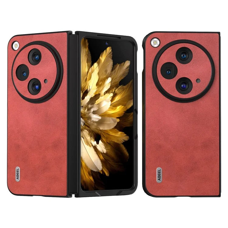 ABEEL For Oppo Find N3 5G / OnePlus Open Case Cowhide Texture Protective Shell Phone Cover