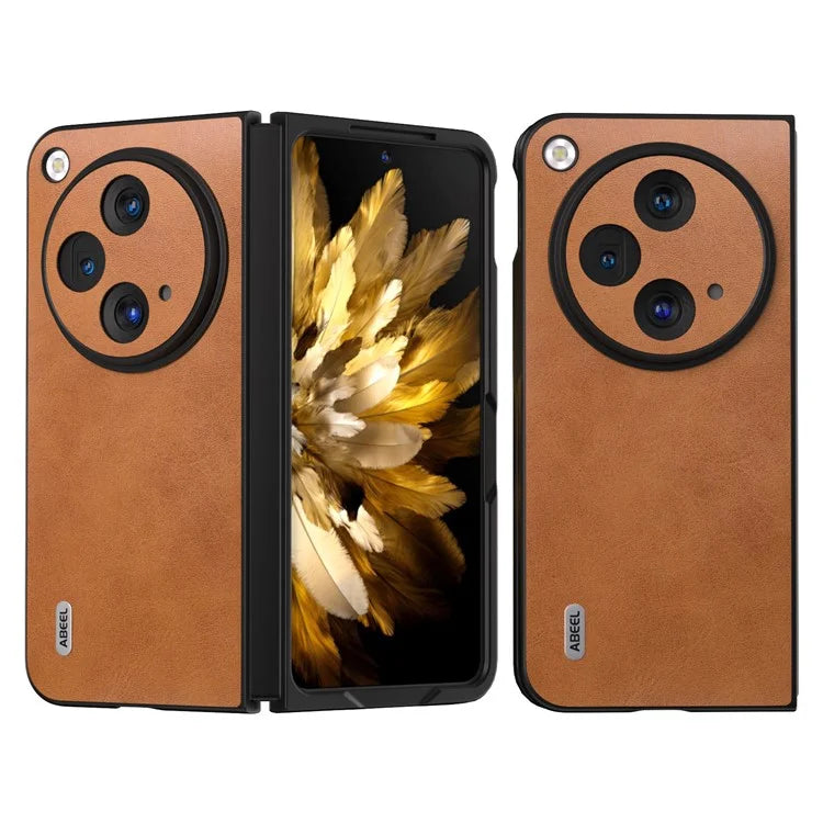 ABEEL For Oppo Find N3 5G / OnePlus Open Case Cowhide Texture Protective Shell Phone Cover