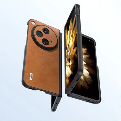 ABEEL For Oppo Find N3 5G / OnePlus Open Case Cowhide Texture Protective Shell Phone Cover