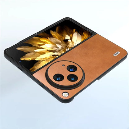 ABEEL For Oppo Find N3 5G / OnePlus Open Case Cowhide Texture Protective Shell Phone Cover