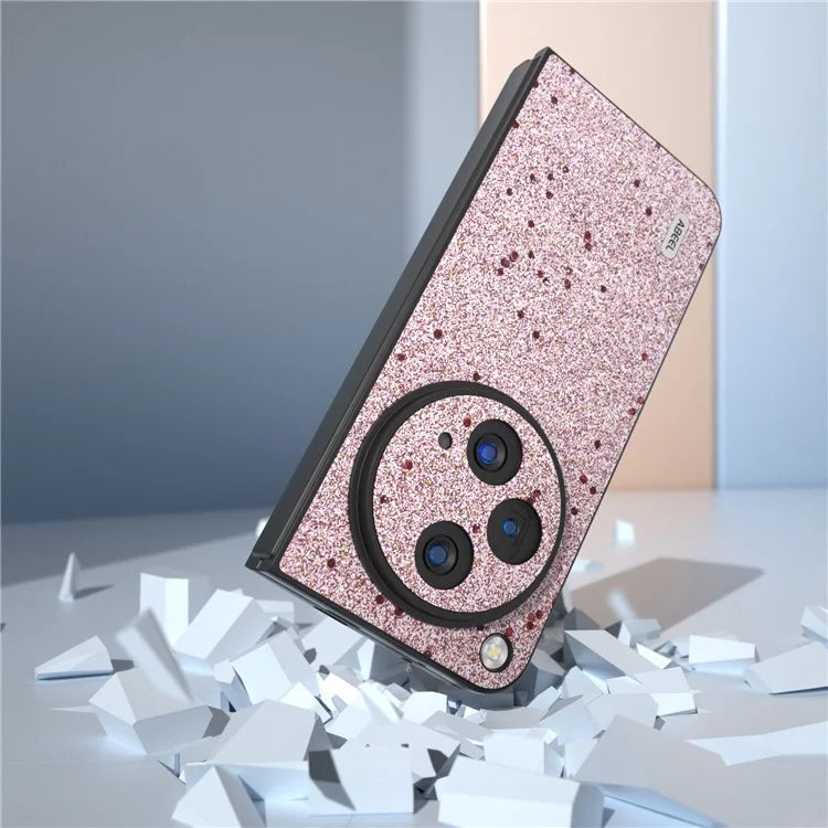 ABEEL For Oppo Find N3 5G / OnePlus Open Case Glitter Leather + PC Back Phone Cover
