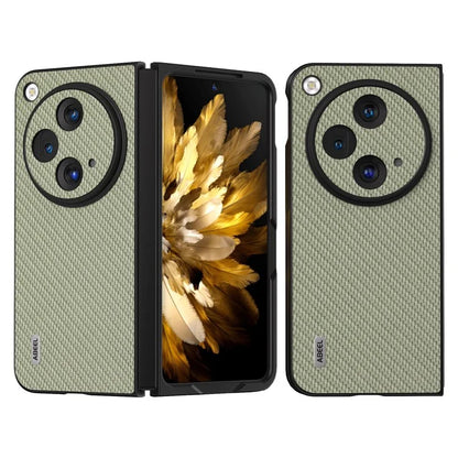ABEEL For Oppo Find N3 5G / OnePlus Open Case PU Leather Carbon Fiber Texture Back Cover