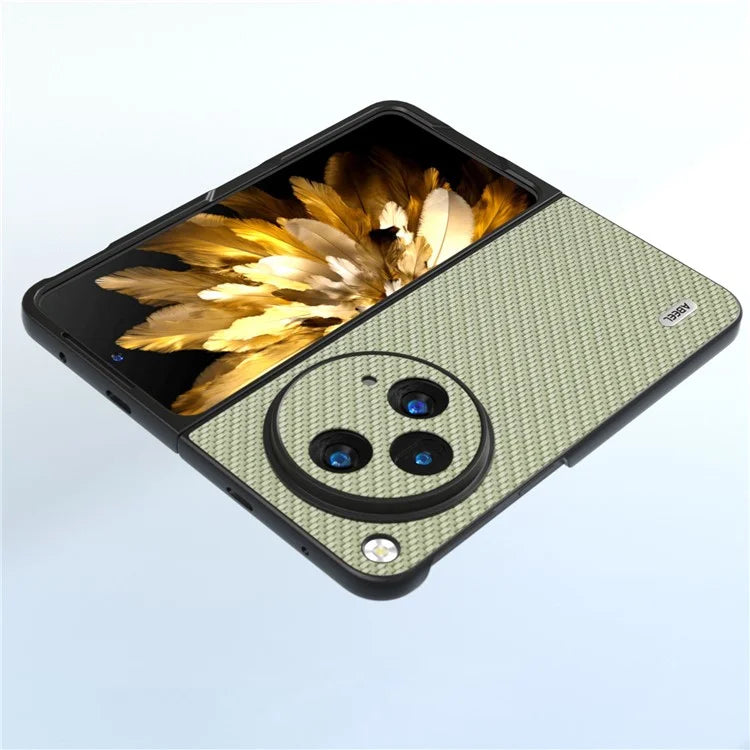 ABEEL For Oppo Find N3 5G / OnePlus Open Case PU Leather Carbon Fiber Texture Back Cover