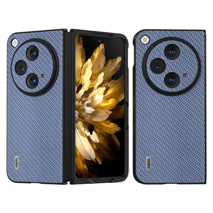 ABEEL For Oppo Find N3 5G / OnePlus Open Case PU Leather Carbon Fiber Texture Back Cover