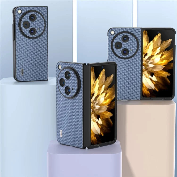 ABEEL For Oppo Find N3 5G / OnePlus Open Case PU Leather Carbon Fiber Texture Back Cover