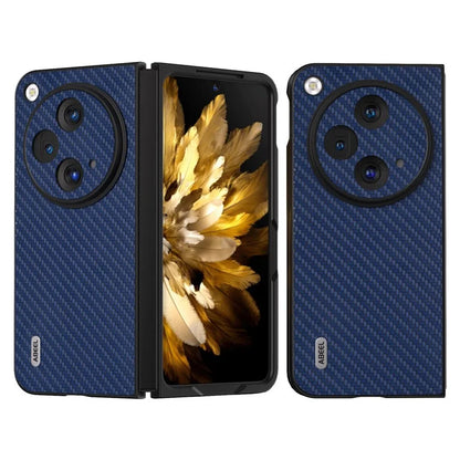 ABEEL For Oppo Find N3 5G / OnePlus Open Case PU Leather Carbon Fiber Texture Back Cover