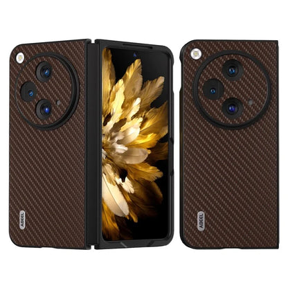 ABEEL For Oppo Find N3 5G / OnePlus Open Case PU Leather Carbon Fiber Texture Back Cover