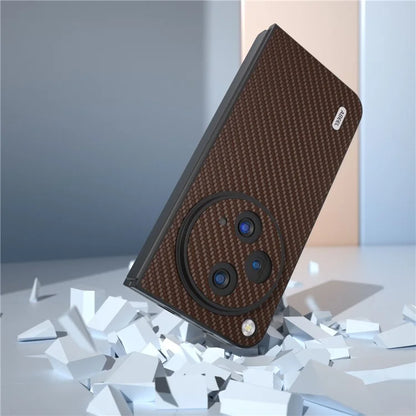 ABEEL For Oppo Find N3 5G / OnePlus Open Case PU Leather Carbon Fiber Texture Back Cover