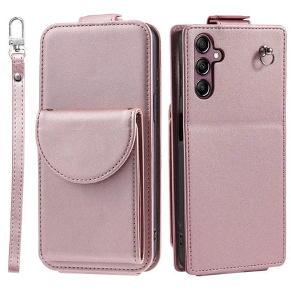 For Samsung Galaxy A14 4G / 5G Case PU Leather Crossbody Wallet Phone Cover with Straps