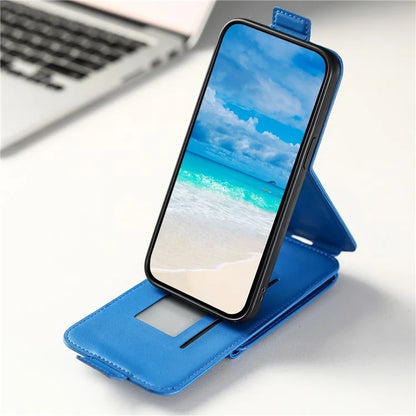 Card Bag Phone Case for Samsung Galaxy A05s 4G PU Leather + TPU Vertical Flip Phone Cover Wallet