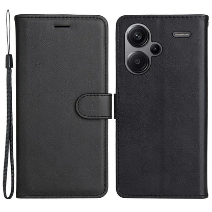 KT Leather Series-2 For Xiaomi Redmi Note 13 Pro+ 5G Case Solid Color Leather Magnetic Closure Phone Cover