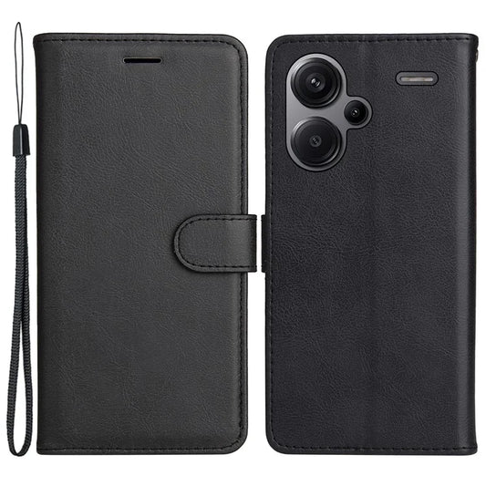 KT Leather Series-2 For Xiaomi Redmi Note 13 Pro+ 5G Case Solid Color Leather Magnetic Closure Phone Cover