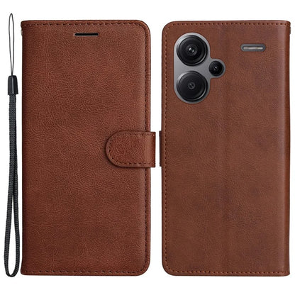 KT Leather Series-2 For Xiaomi Redmi Note 13 Pro+ 5G Case Solid Color Leather Magnetic Closure Phone Cover