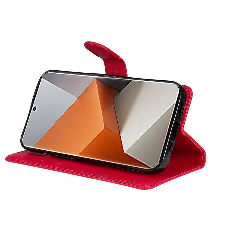 KT Leather Series-2 For Xiaomi Redmi Note 13 Pro+ 5G Case Solid Color Leather Magnetic Closure Phone Cover