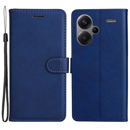 KT Leather Series-2 For Xiaomi Redmi Note 13 Pro+ 5G Case Solid Color Leather Magnetic Closure Phone Cover