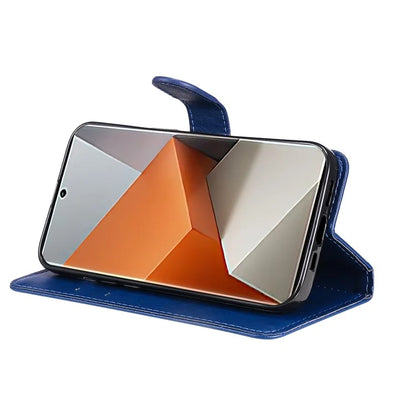 KT Leather Series-2 For Xiaomi Redmi Note 13 Pro+ 5G Case Solid Color Leather Magnetic Closure Phone Cover