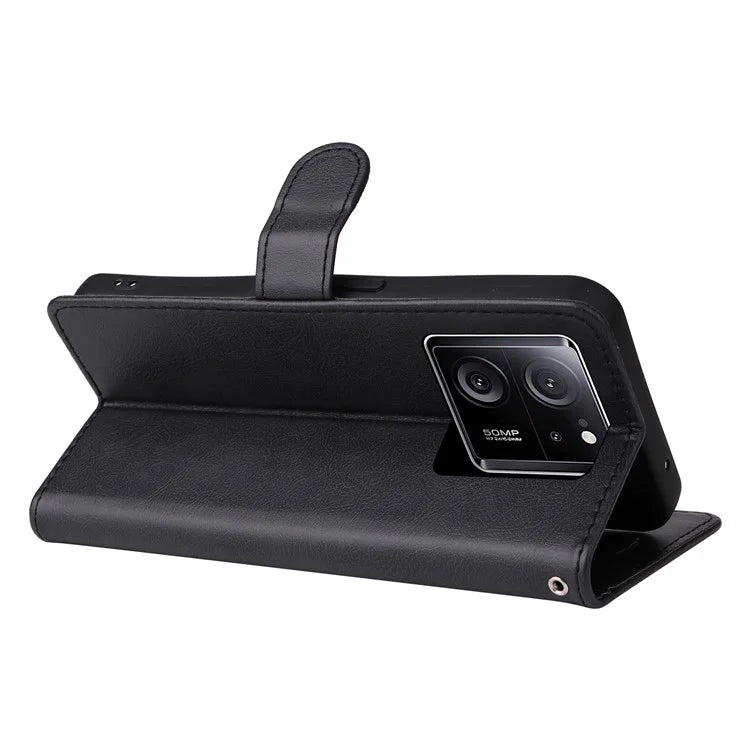 KT Leather Series-2 For Xiaomi 13T Pro / 13T / Redmi K60 Ultra Case Wallet PU Leather Shell Magnetic Stand Phone Cover