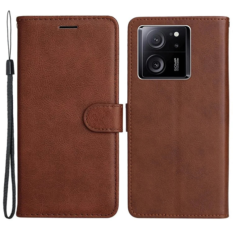 KT Leather Series-2 For Xiaomi 13T Pro / 13T / Redmi K60 Ultra Case Wallet PU Leather Shell Magnetic Stand Phone Cover
