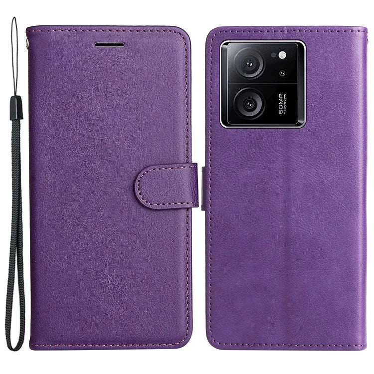 KT Leather Series-2 For Xiaomi 13T Pro / 13T / Redmi K60 Ultra Case Wallet PU Leather Shell Magnetic Stand Phone Cover