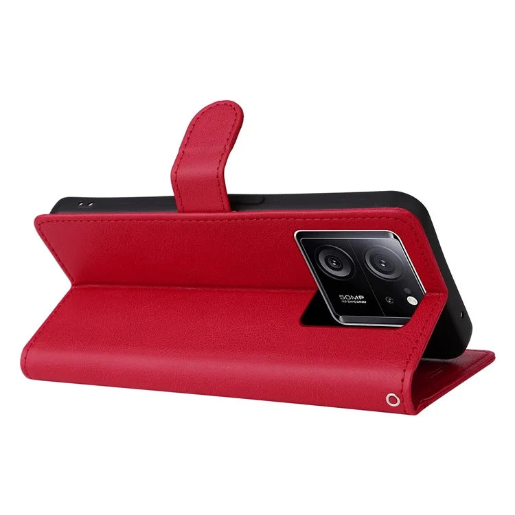 KT Leather Series-2 For Xiaomi 13T Pro / 13T / Redmi K60 Ultra Case Wallet PU Leather Shell Magnetic Stand Phone Cover