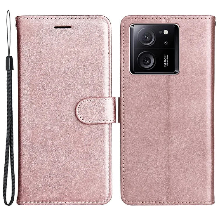 KT Leather Series-2 For Xiaomi 13T Pro / 13T / Redmi K60 Ultra Case Wallet PU Leather Shell Magnetic Stand Phone Cover