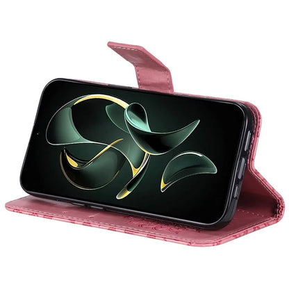 KT Imprinting Flower Series-1 For Xiaomi 13T / 13T Pro / Redmi K60 Ultra Case PU Leather Phone Cover Wallet