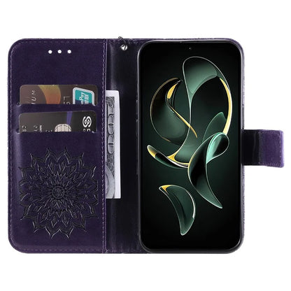 KT Imprinting Flower Series-1 For Xiaomi 13T / 13T Pro / Redmi K60 Ultra Case PU Leather Phone Cover Wallet