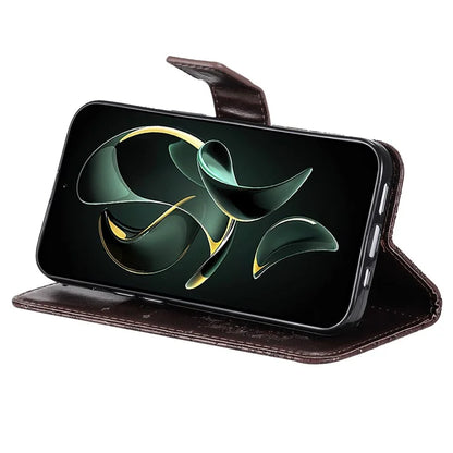 KT Imprinting Flower Series-1 For Xiaomi 13T / 13T Pro / Redmi K60 Ultra Case PU Leather Phone Cover Wallet