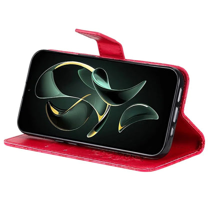 KT Imprinting Flower Series-1 For Xiaomi 13T / 13T Pro / Redmi K60 Ultra Case PU Leather Phone Cover Wallet
