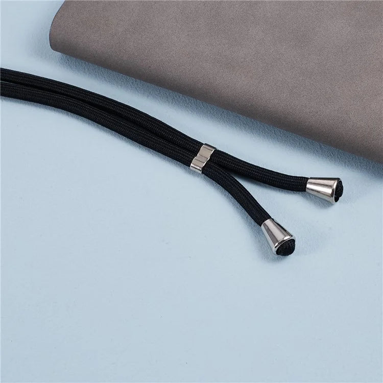 For Xiaomi Redmi 12 4G Clear Case Anti-drop Anti-scratch Phone Cover with Lanyard
