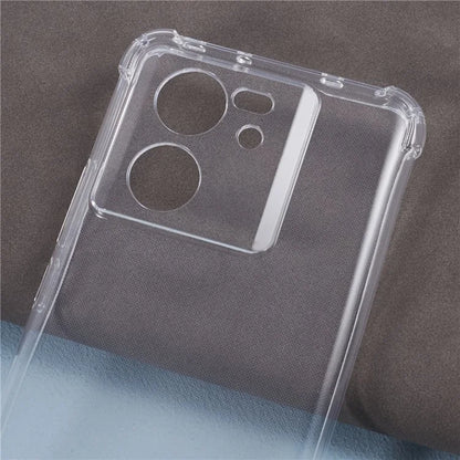 For Xiaomi 13T / 13T Pro / Redmi K60 Ultra TPU Case Anti-drop Clear TPU Cover with Lanyard