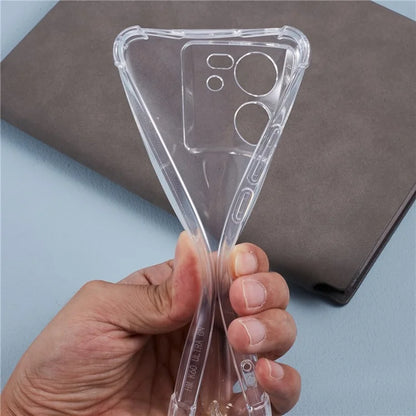 For Xiaomi 13T / 13T Pro / Redmi K60 Ultra TPU Case Anti-drop Clear TPU Cover with Lanyard