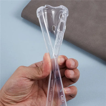 For Huawei nova 11 Clear Case Precise Cutout Phone Back Cover with Lanyard