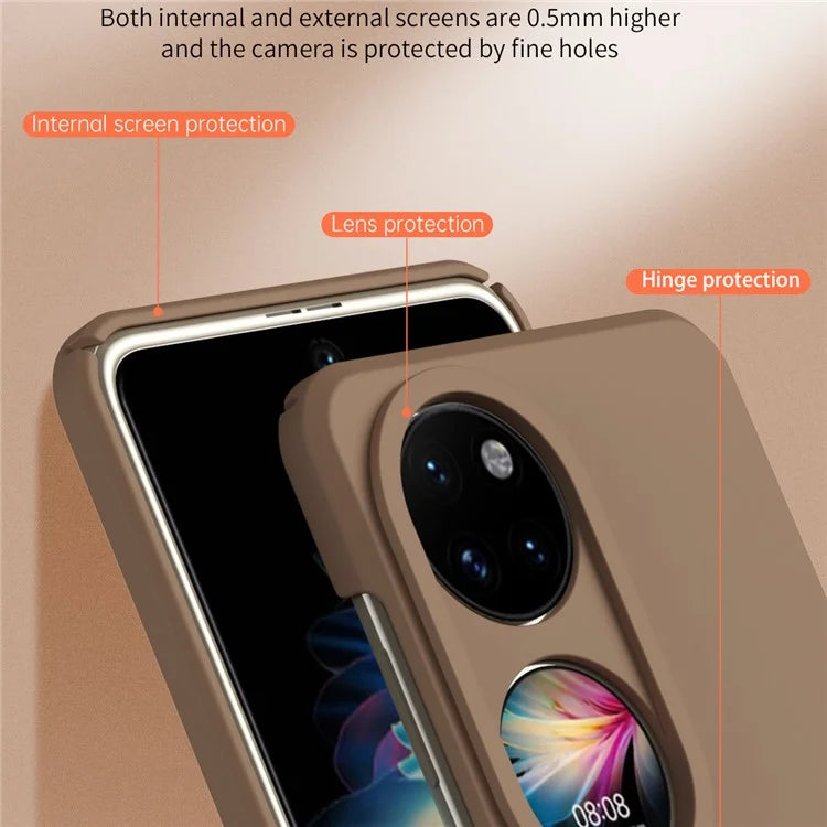 For Huawei P50 Pocket Case Folding Phone Drop Resistant PC Cover