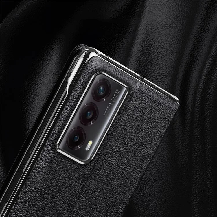 For Honor Magic Vs2 5G Case View Window PU Leather Magnetic Closing Phone Cover