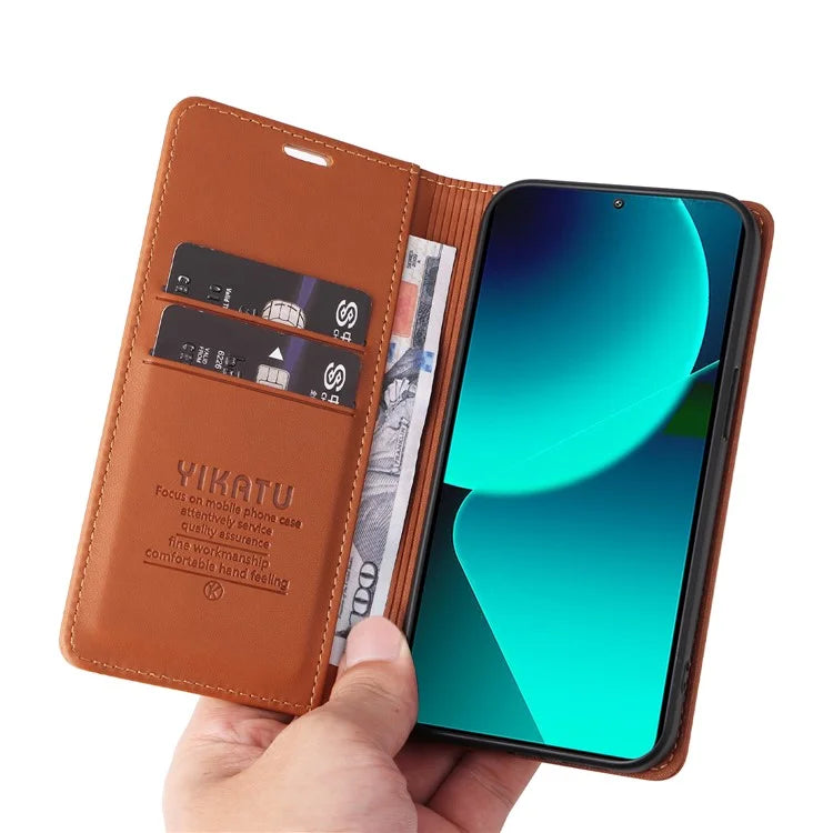YIKATU YK-001 For Xiaomi 13T / 13T Pro / Redmi K60 Ultra Case Wallet Stand Leather Phone Cover
