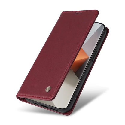 YIKATU YK-001 For Xiaomi Redmi Note 13 Pro+ 5G Case Magnetic Closing Leather Phone Cover