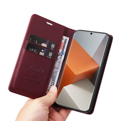 YIKATU YK-001 For Xiaomi Redmi Note 13 Pro+ 5G Case Magnetic Closing Leather Phone Cover