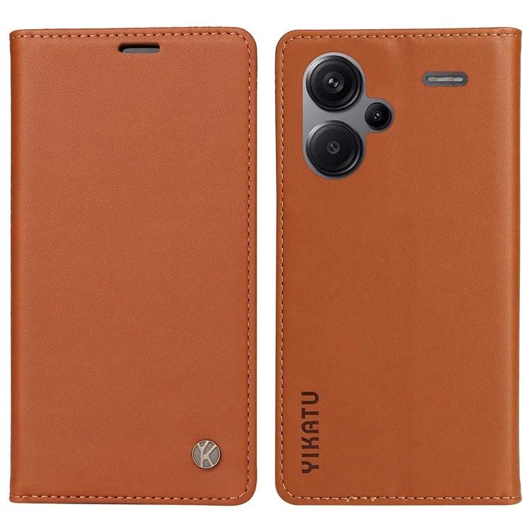 YIKATU YK-001 For Xiaomi Redmi Note 13 Pro+ 5G Case Magnetic Closing Leather Phone Cover