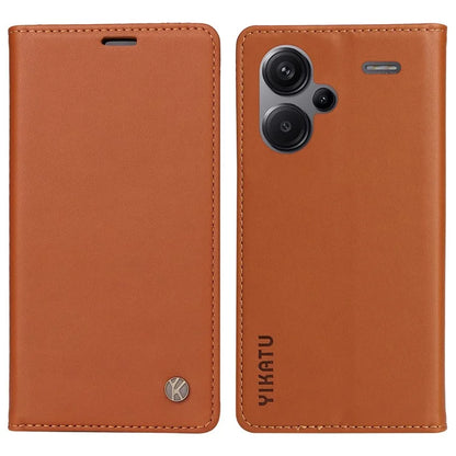 YIKATU YK-001 For Xiaomi Redmi Note 13 Pro+ 5G Case Magnetic Closing Leather Phone Cover